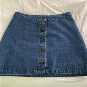 Forever 21 jean miniskirt